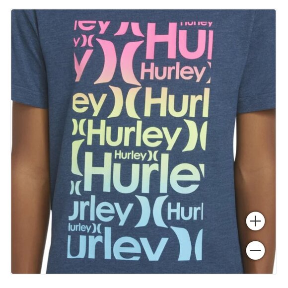 New! 2-Pack Hurley Youth Lightweight Hoodie & Tee Kangaroo Pockets Crewneck NWT! - Picture 7 of 7